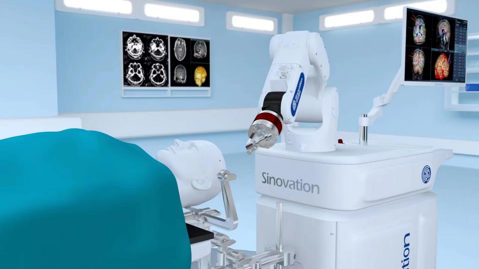 1.全球独家3D结构光神经外科手术机器人
